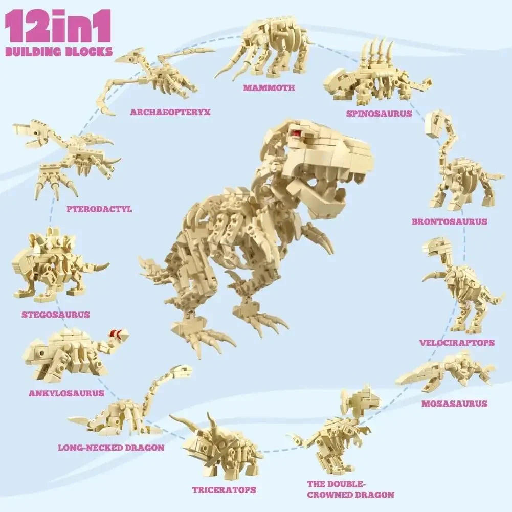 Brachiosaurus Easter Egg Toy 12 pcs - Brachiosaurus Dinosaur Toys