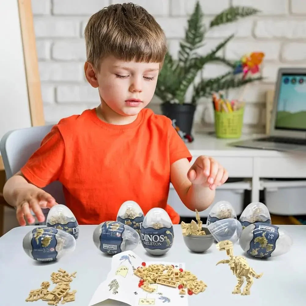 Brachiosaurus Easter Egg Toy 12 pcs - Brachiosaurus Dinosaur Toys